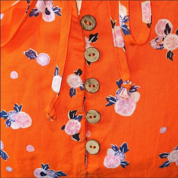 NWT Free People Printed Mini Floral Summer Dress - Picture 5 of 5